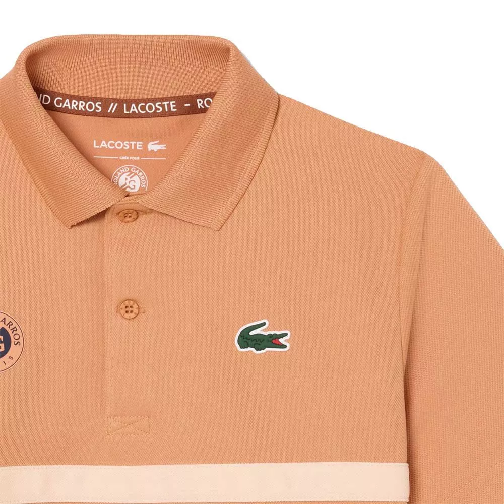 Polo Lacoste Roland Garros Raccattapalle Junior Arancione