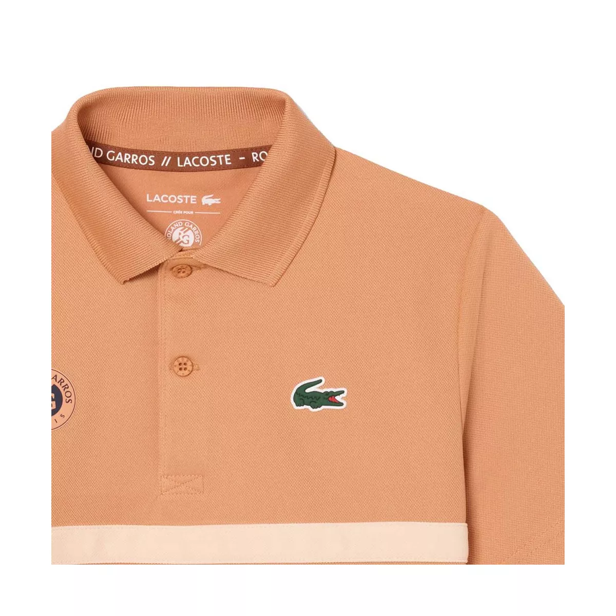 Polo Lacoste Roland Garros Raccattapalle Junior Arancione