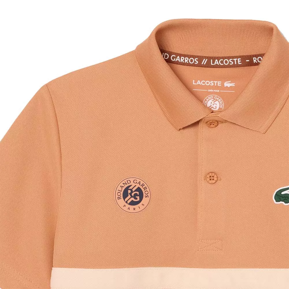 Polo Lacoste Roland Garros Raccattapalle Junior Arancione