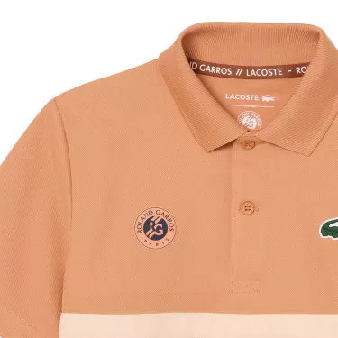 Polo Lacoste Roland Garros Raccattapalle Junior Arancione