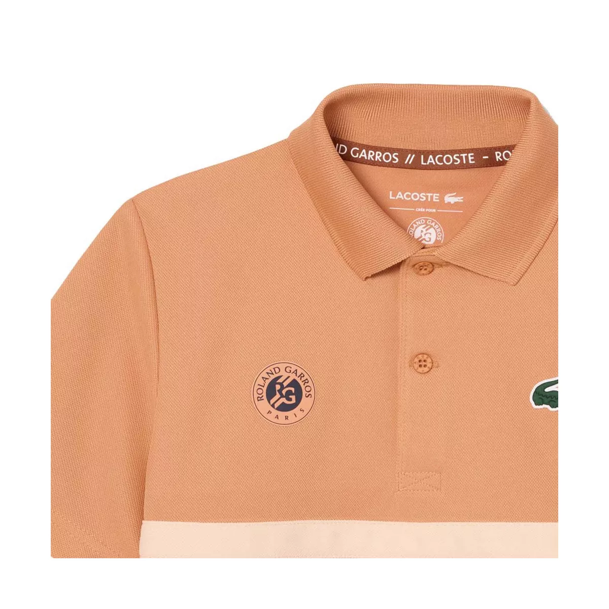 Polo Lacoste Roland Garros Raccattapalle Junior Arancione
