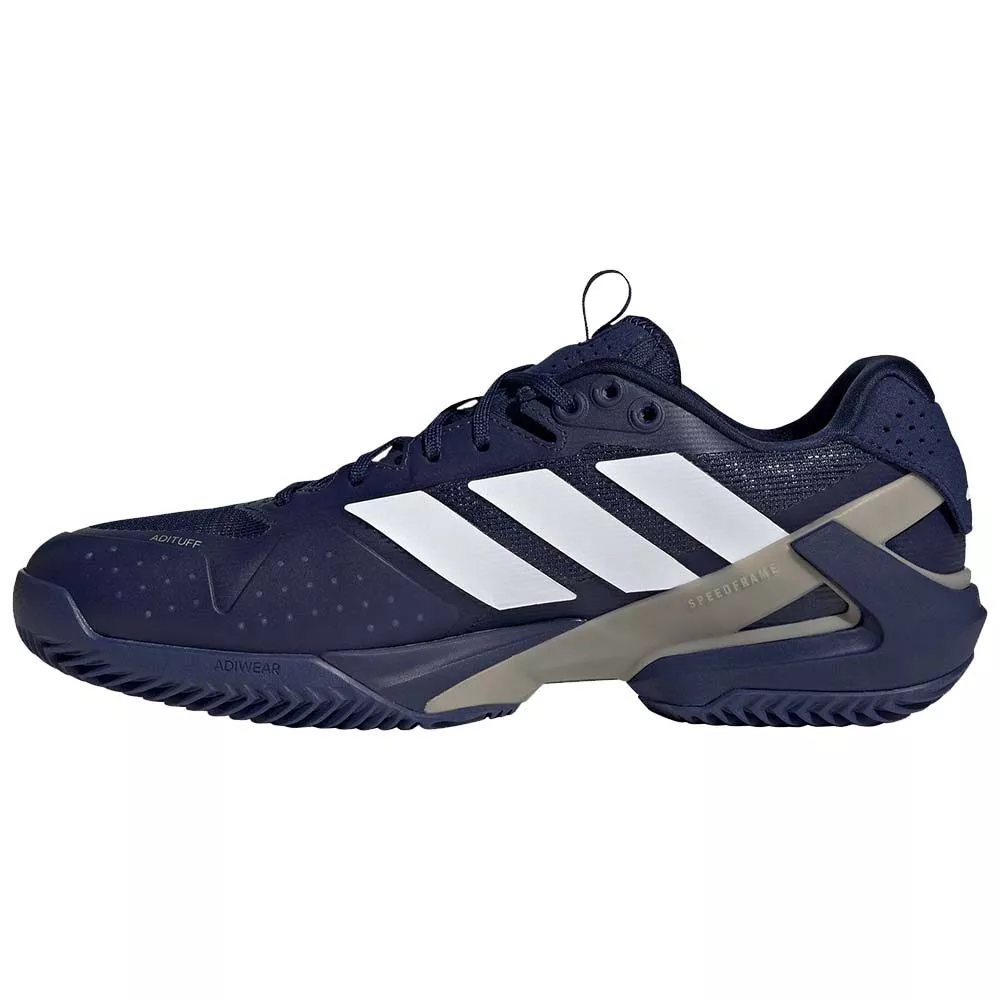 Scarpe Adidas Adizero Ubersonic 5 Terra Battuta Blu Marino