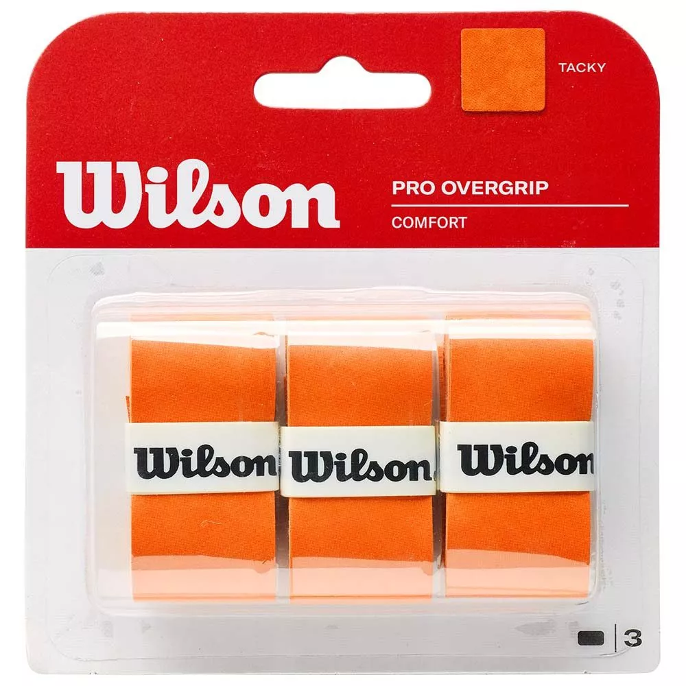 Overgrips Wilson Pro Overgrip Arancione Burn x 3