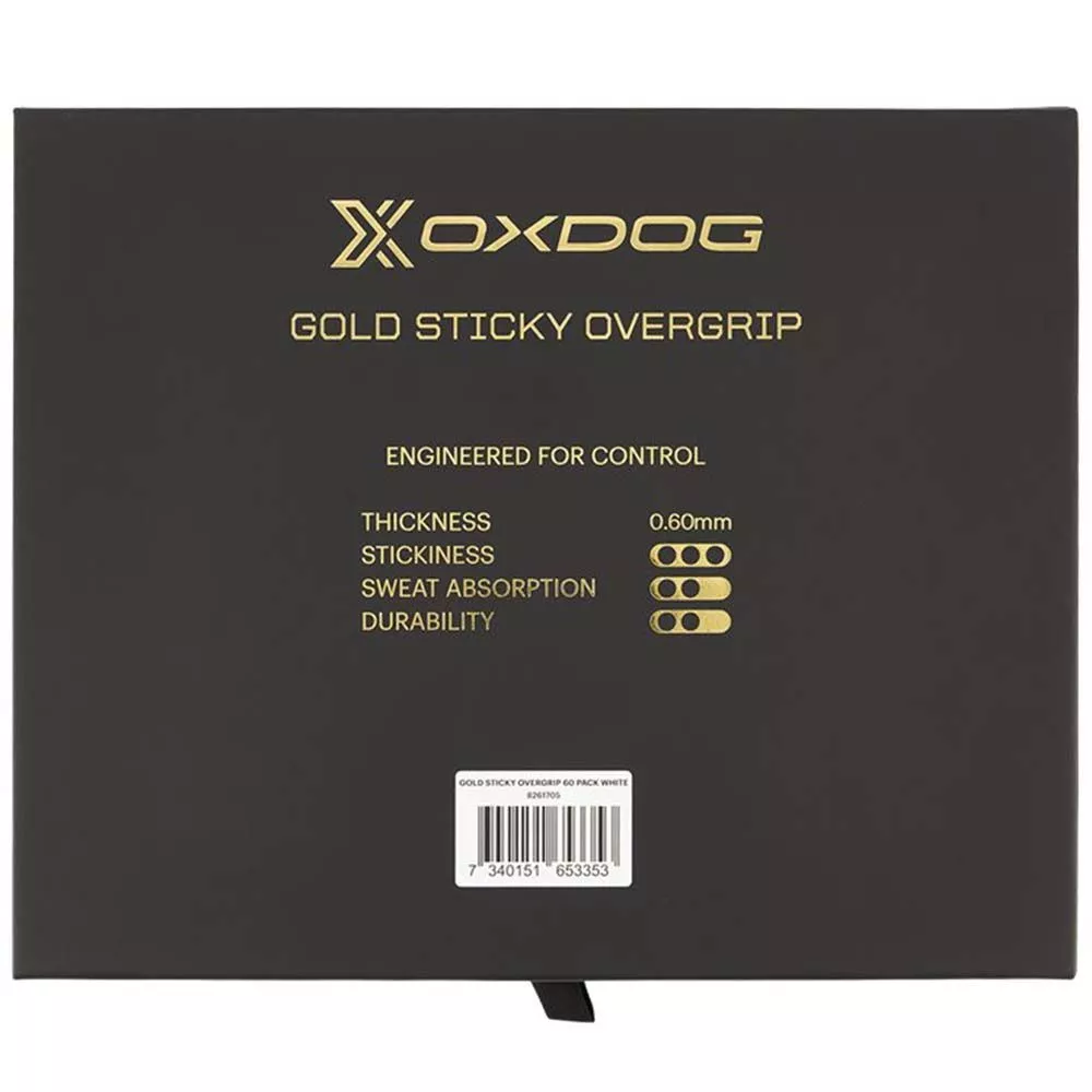 Overgrip Oxdog Gold Sticky Bianco x 60