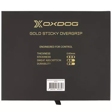 Overgrip Oxdog Gold Sticky Bianco x 60