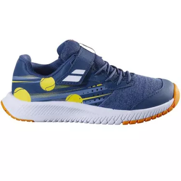 Scarpe Babolat Pulsion Kid All Court Junior Blu / Arancione