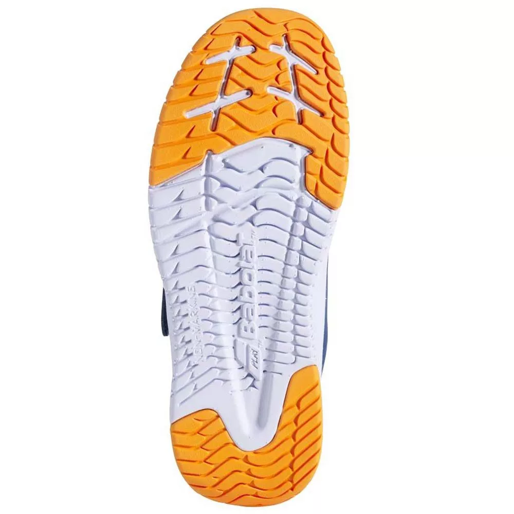 Scarpe Babolat Pulsion Kid All Court Junior Blu / Arancione