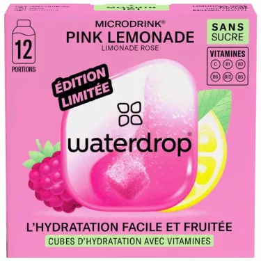 Microdrink Waterdrop Pink Lemonade x12