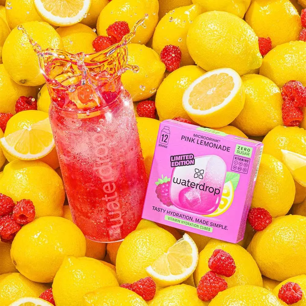 Microdrink Waterdrop Pink Lemonade x12