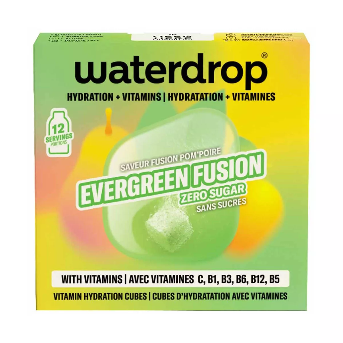 Microdrink Waterdrop Fusion Mela e Pera x12