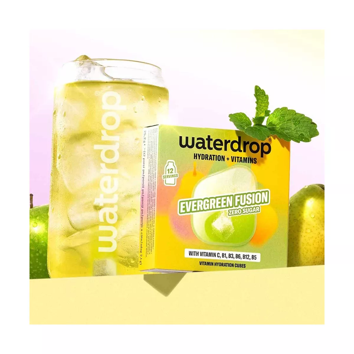Microdrink Waterdrop Fusion Mela e Pera x12