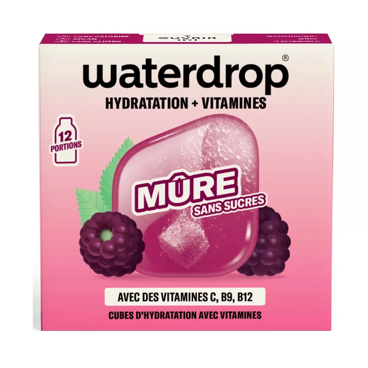 Waterdrop Microdrink Snow Blackberry x12
