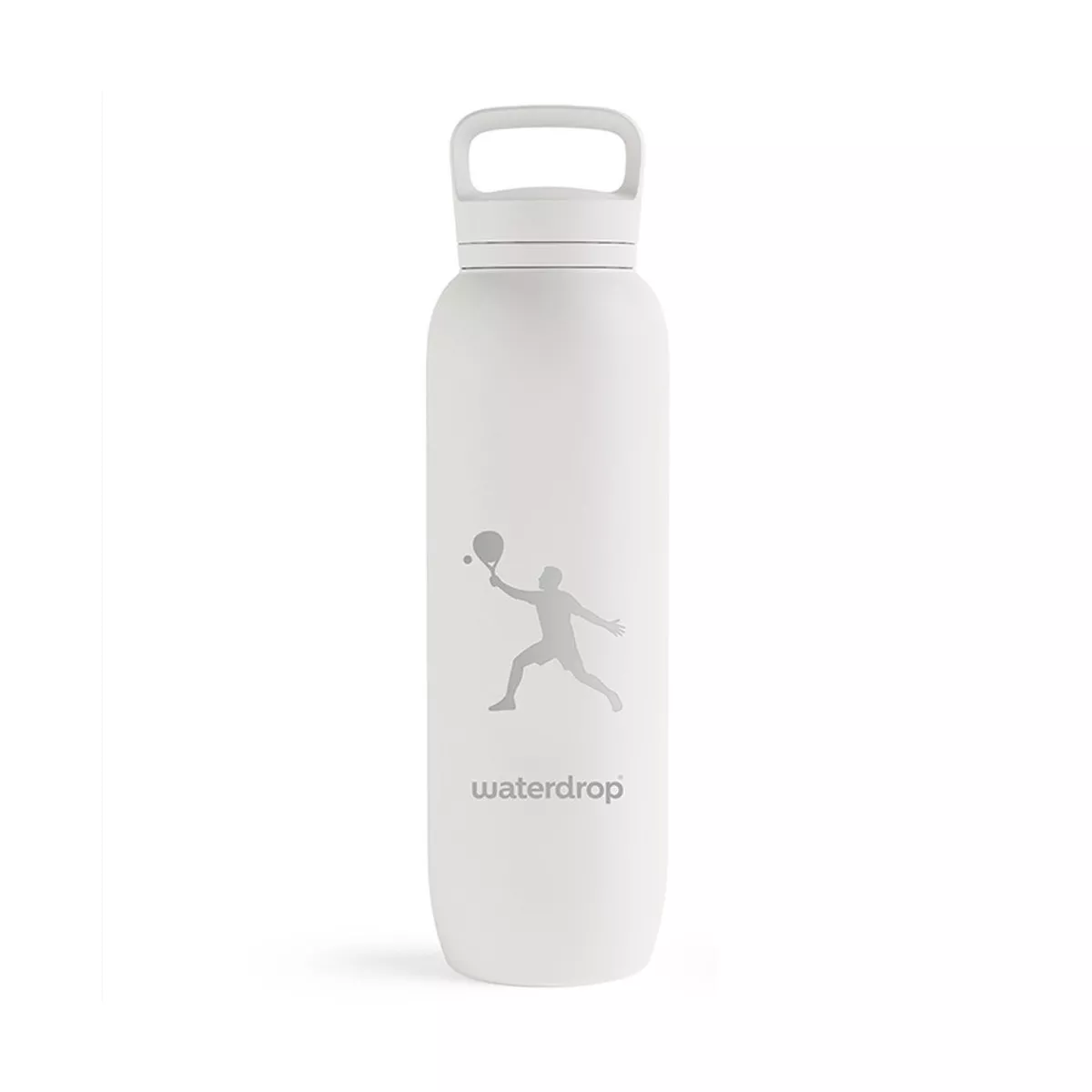 Borraccia Termica Waterdrop Padel Bianca