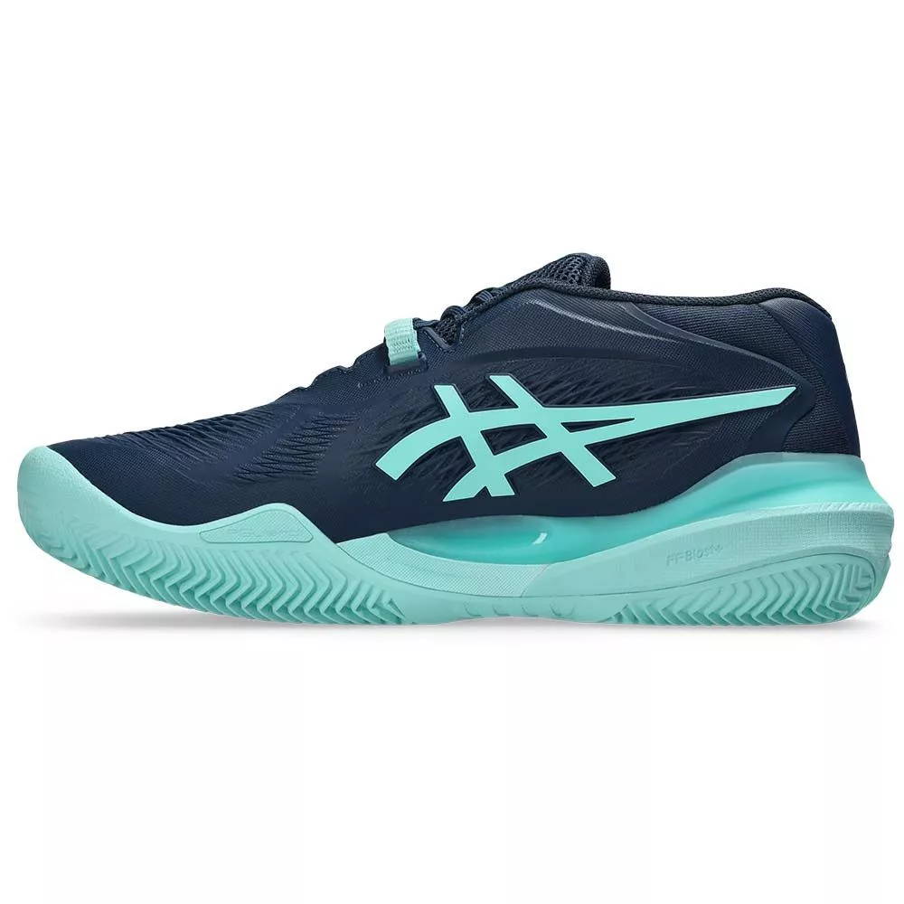 Scarpe Asics Gel Resolution X terra battuta Blu marino / Turchese