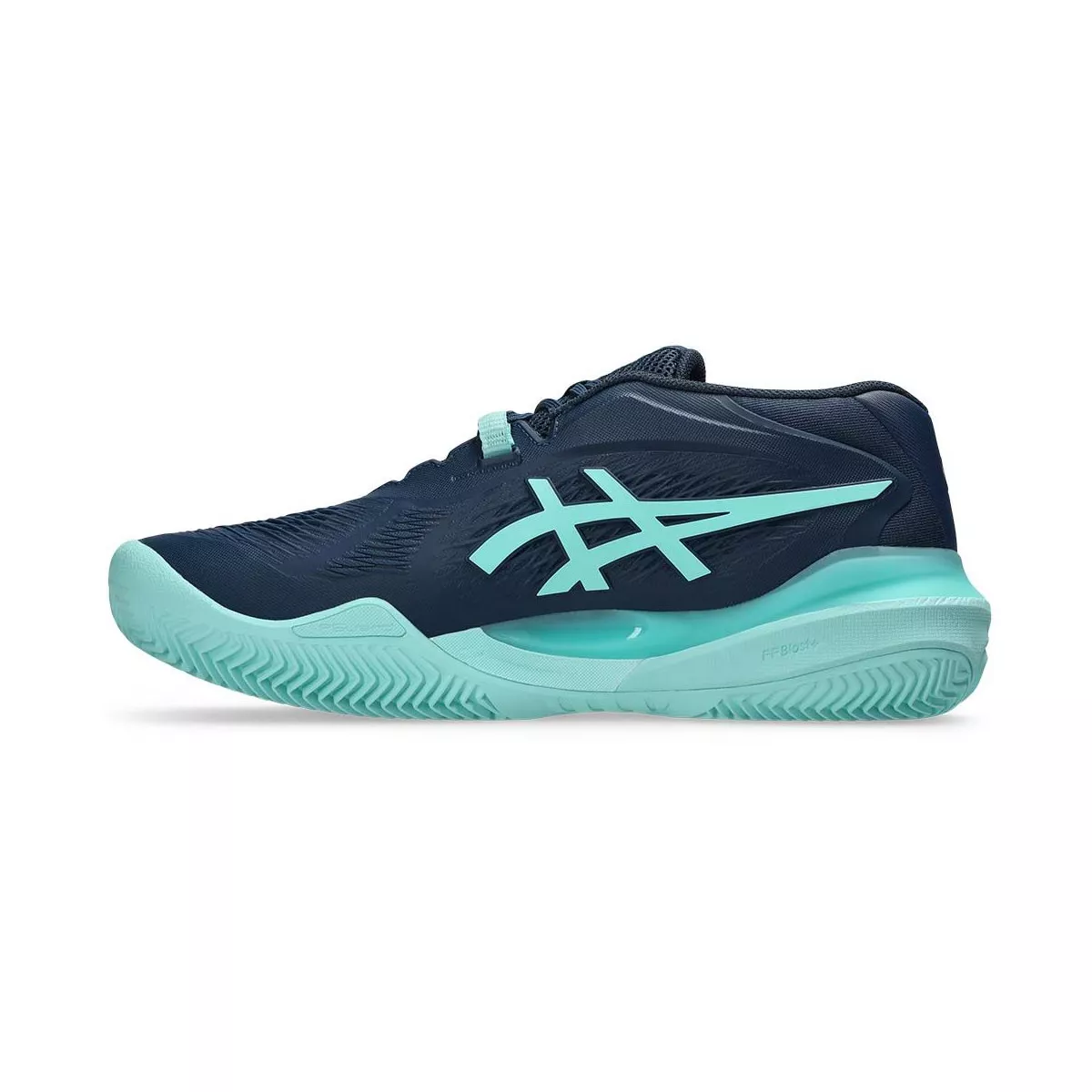 Scarpe Asics Gel Resolution X terra battuta Blu marino / Turchese