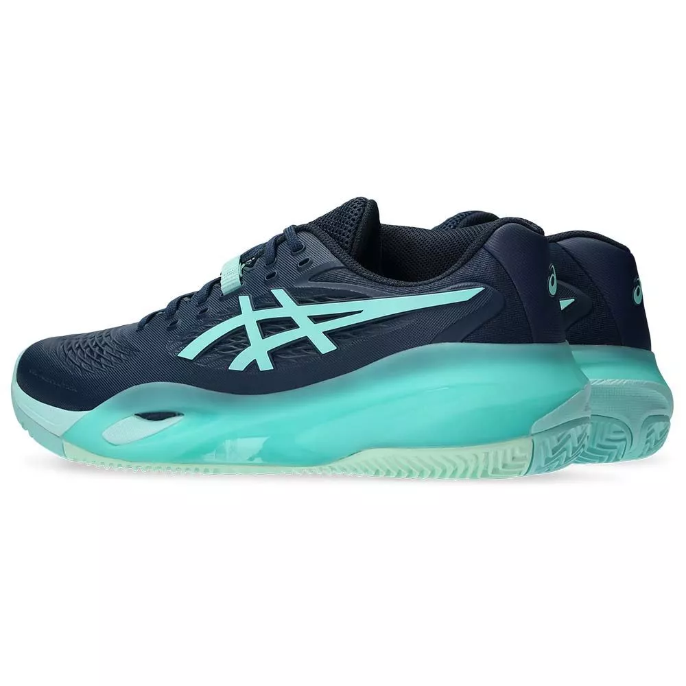 Scarpe Asics Gel Resolution X terra battuta Blu marino / Turchese