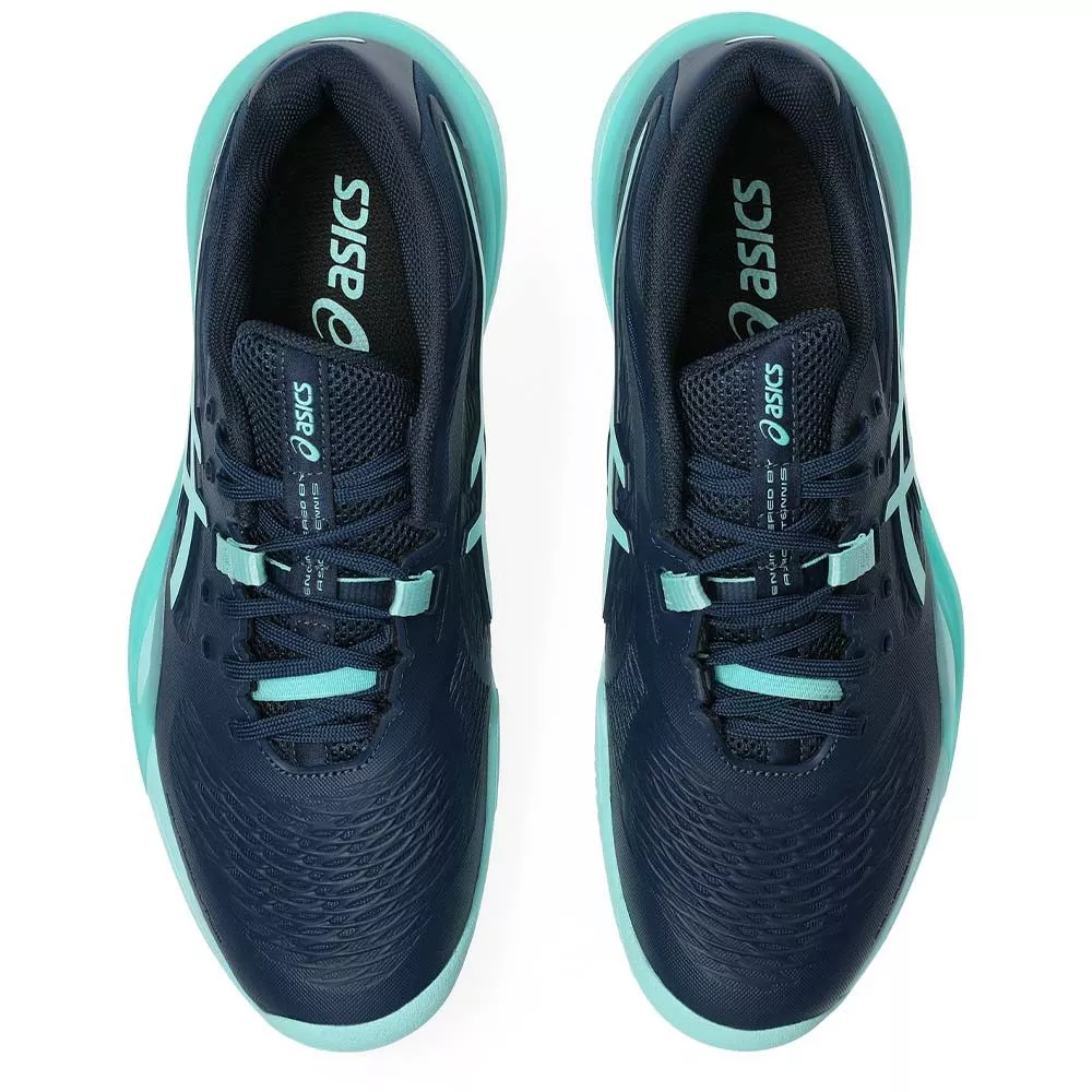 Scarpe Asics Gel Resolution X terra battuta Blu marino / Turchese