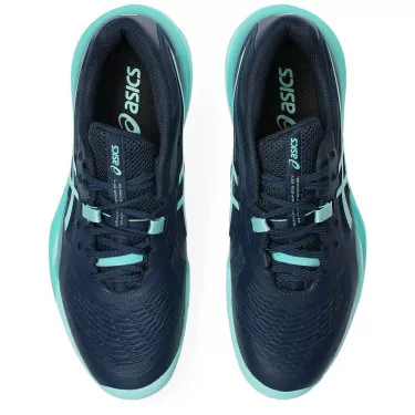 Scarpe Asics Gel Resolution X terra battuta Blu marino / Turchese