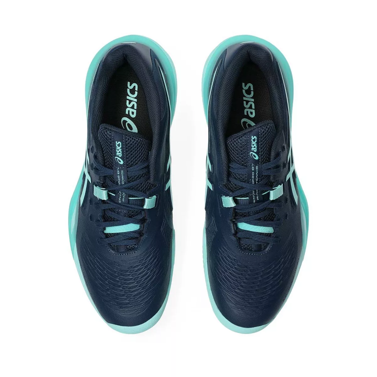 Scarpe Asics Gel Resolution X terra battuta Blu marino / Turchese