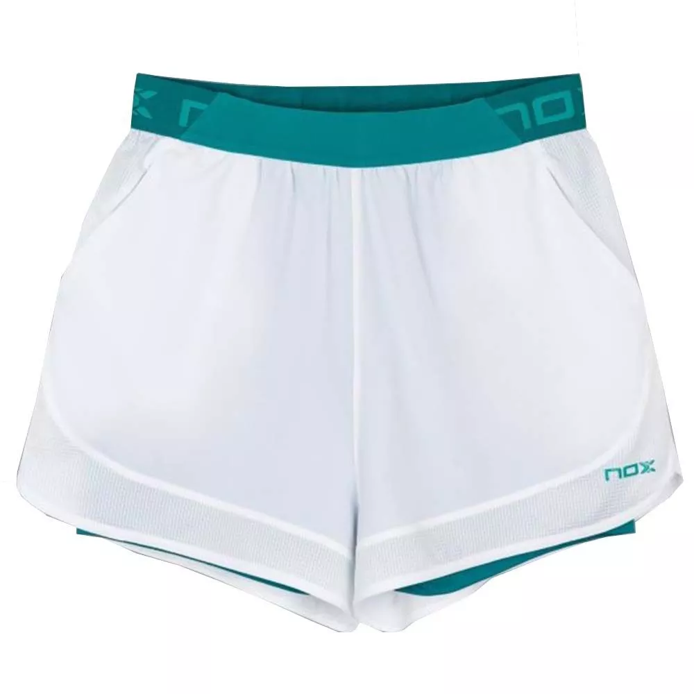 Short Nox Pro Donna Bianco / Verde