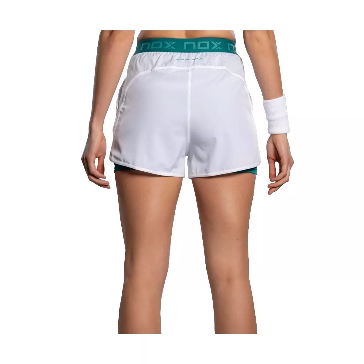 Short Nox Pro Donna Bianco / Verde