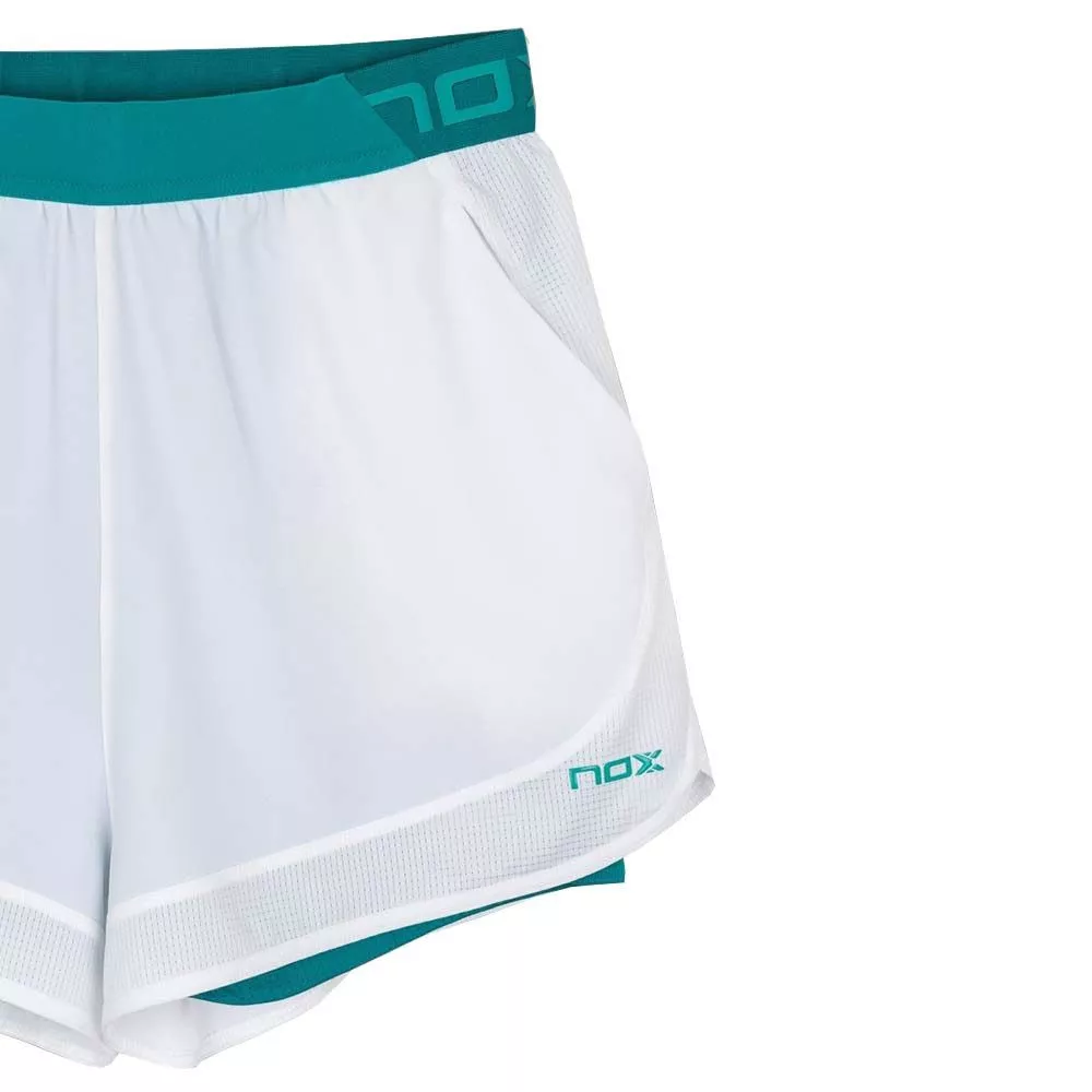 Short Nox Pro Donna Bianco / Verde
