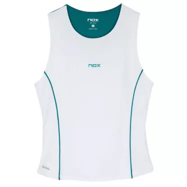Canotta Padel Nox Pro Donna Bianco / Verde