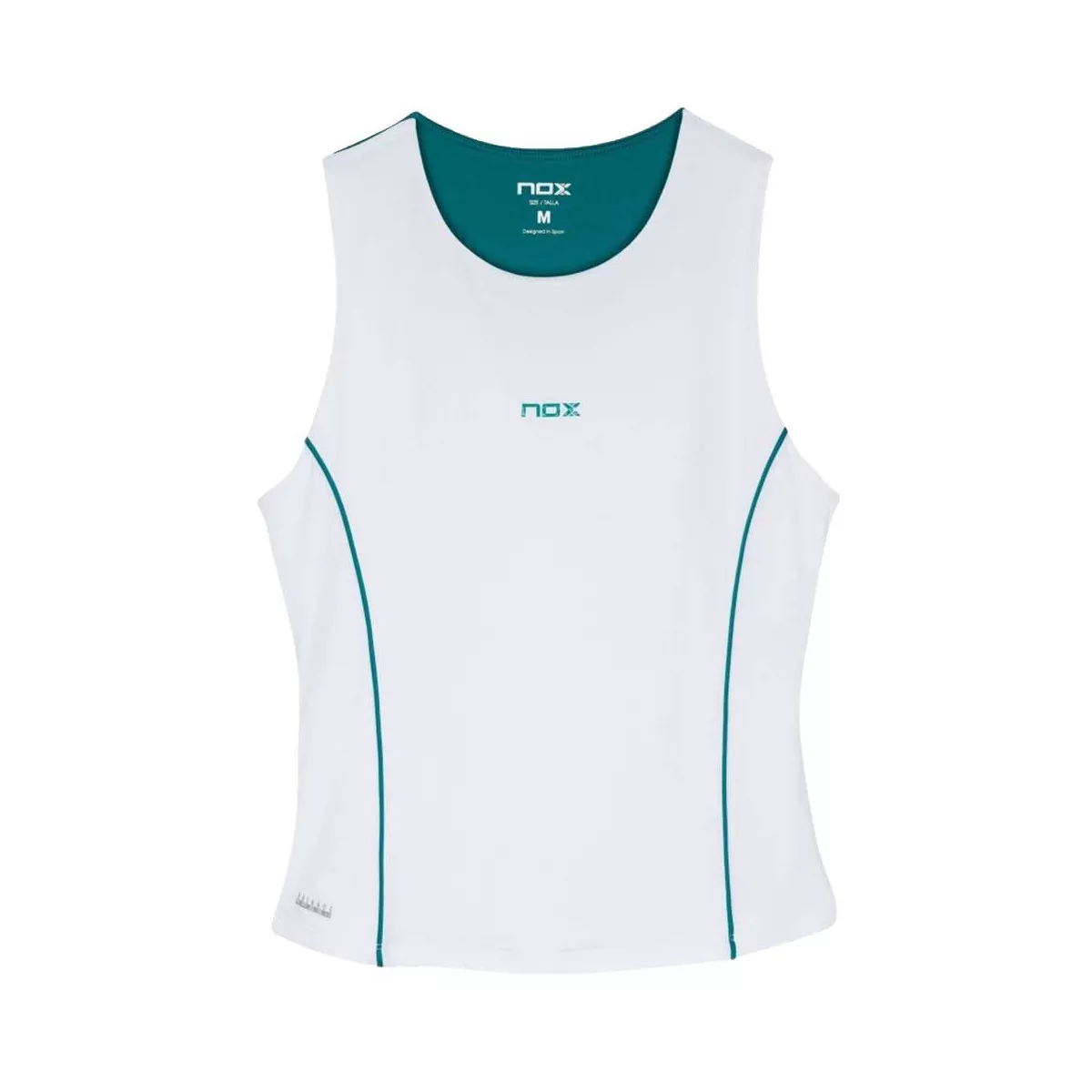 Canotta Padel Nox Pro Donna Bianco / Verde