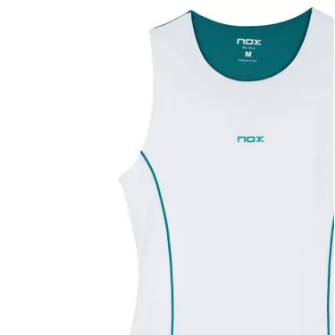 Canotta Padel Nox Pro Donna Bianco / Verde