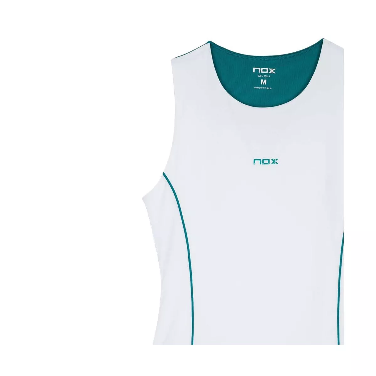 Canotta Padel Nox Pro Donna Bianco / Verde