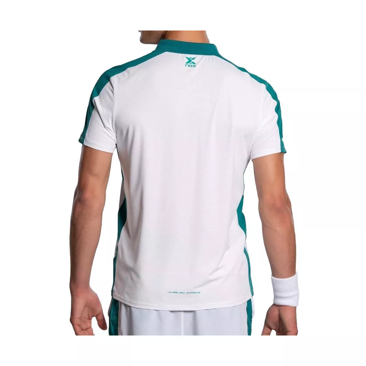 Polo Nox Pro Bianco / Verde