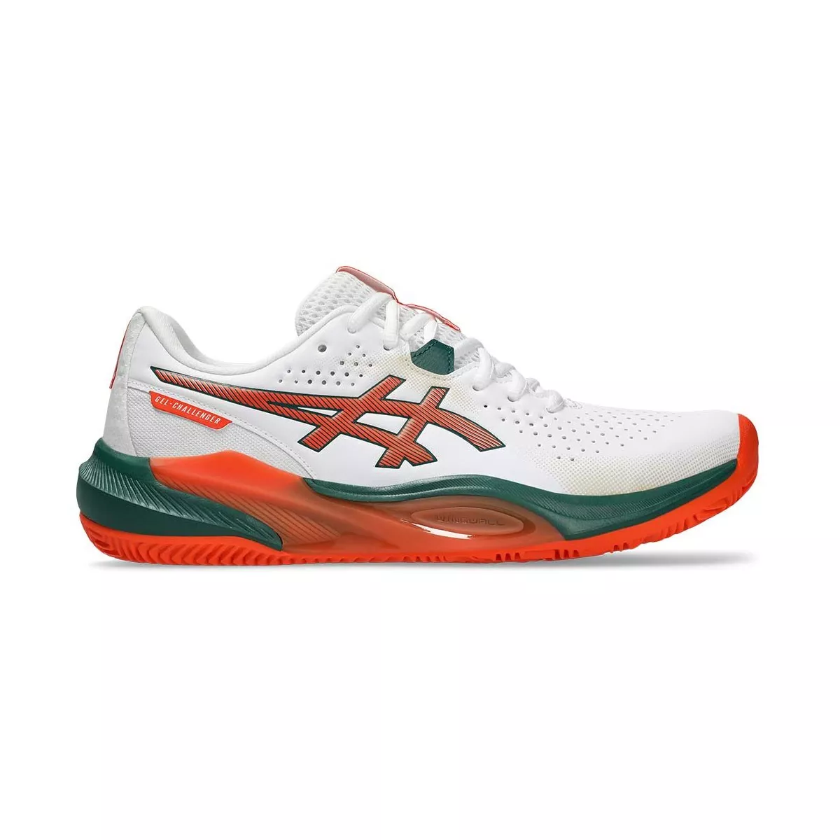 Scarpe Asics Gel Challenger 15 Padel Bianco / Arancione