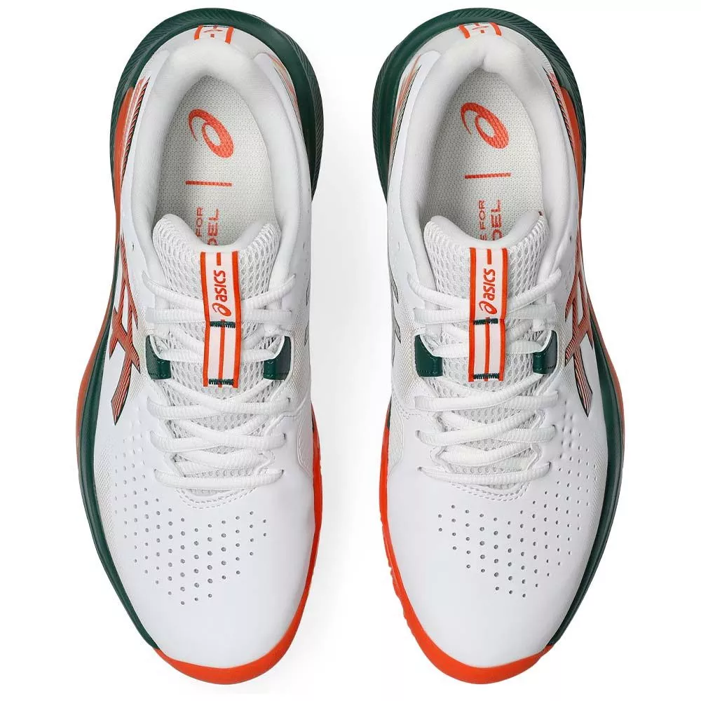 Scarpe Asics Gel Challenger 15 Padel Bianco / Arancione