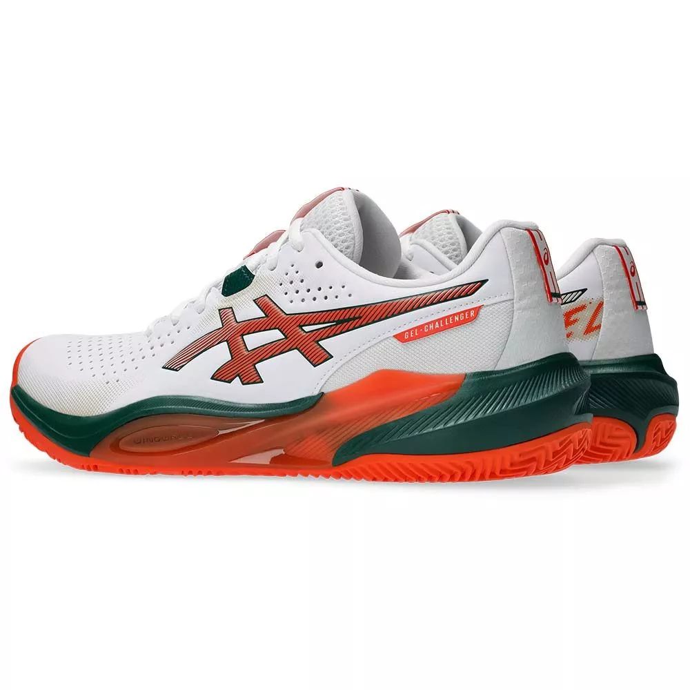 Scarpe Asics Gel Challenger 15 Padel Bianco / Arancione