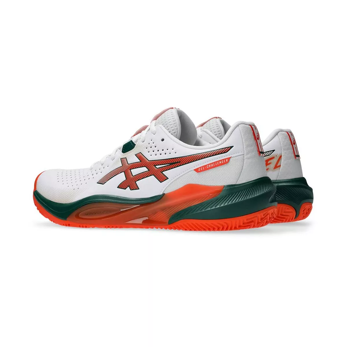 Scarpe Asics Gel Challenger 15 Padel Bianco / Arancione
