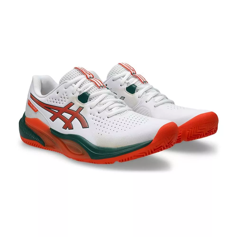 Scarpe Asics Gel Challenger 15 Padel Bianco / Arancione