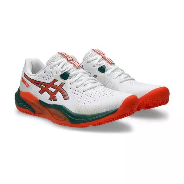 Scarpe Asics Gel Challenger 15 Padel Bianco / Arancione
