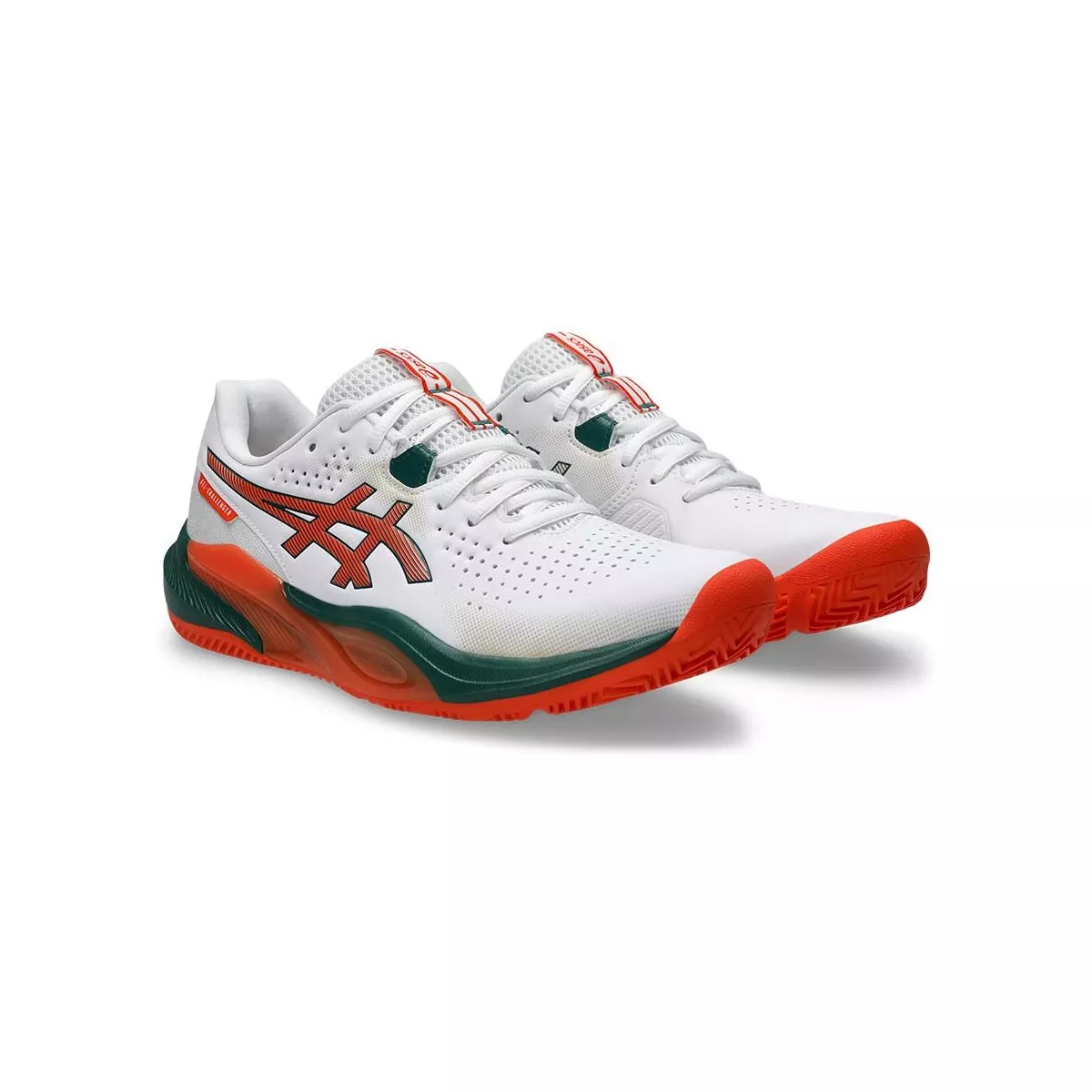 Scarpe Asics Gel Challenger 15 Padel Bianco / Arancione