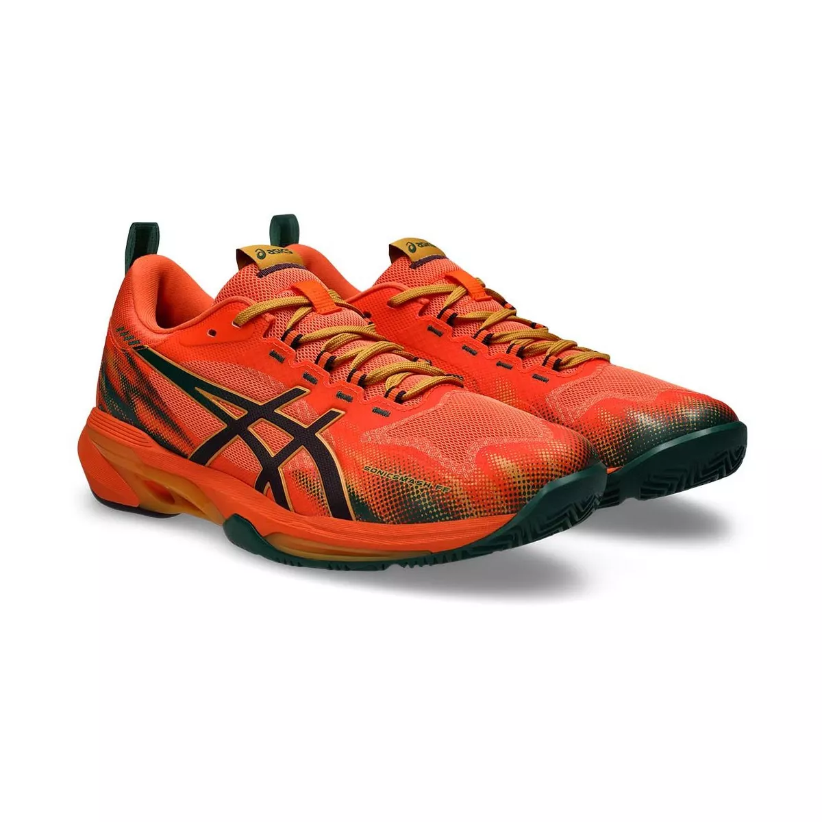 Scarpe Asics Sonicsmash FF Padel Arancione / Verde