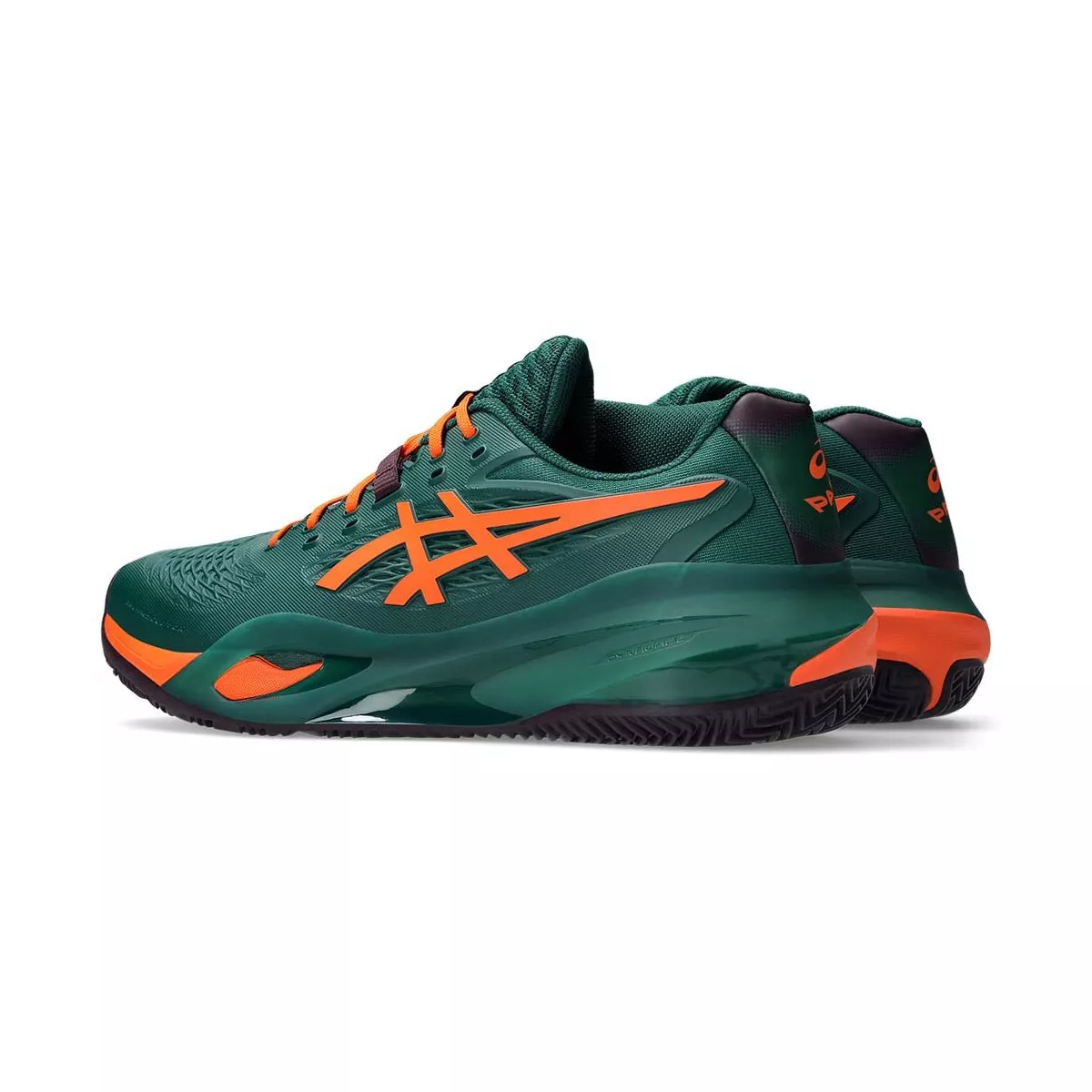 Scarpe Asics Gel Resolution X Padel Verde / Arancione