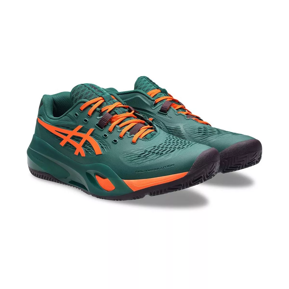 Scarpe Asics Gel Resolution X Padel Verde / Arancione