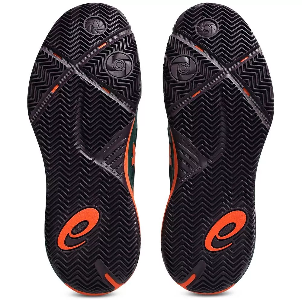 Scarpe Asics Gel Resolution X Padel Verde / Arancione
