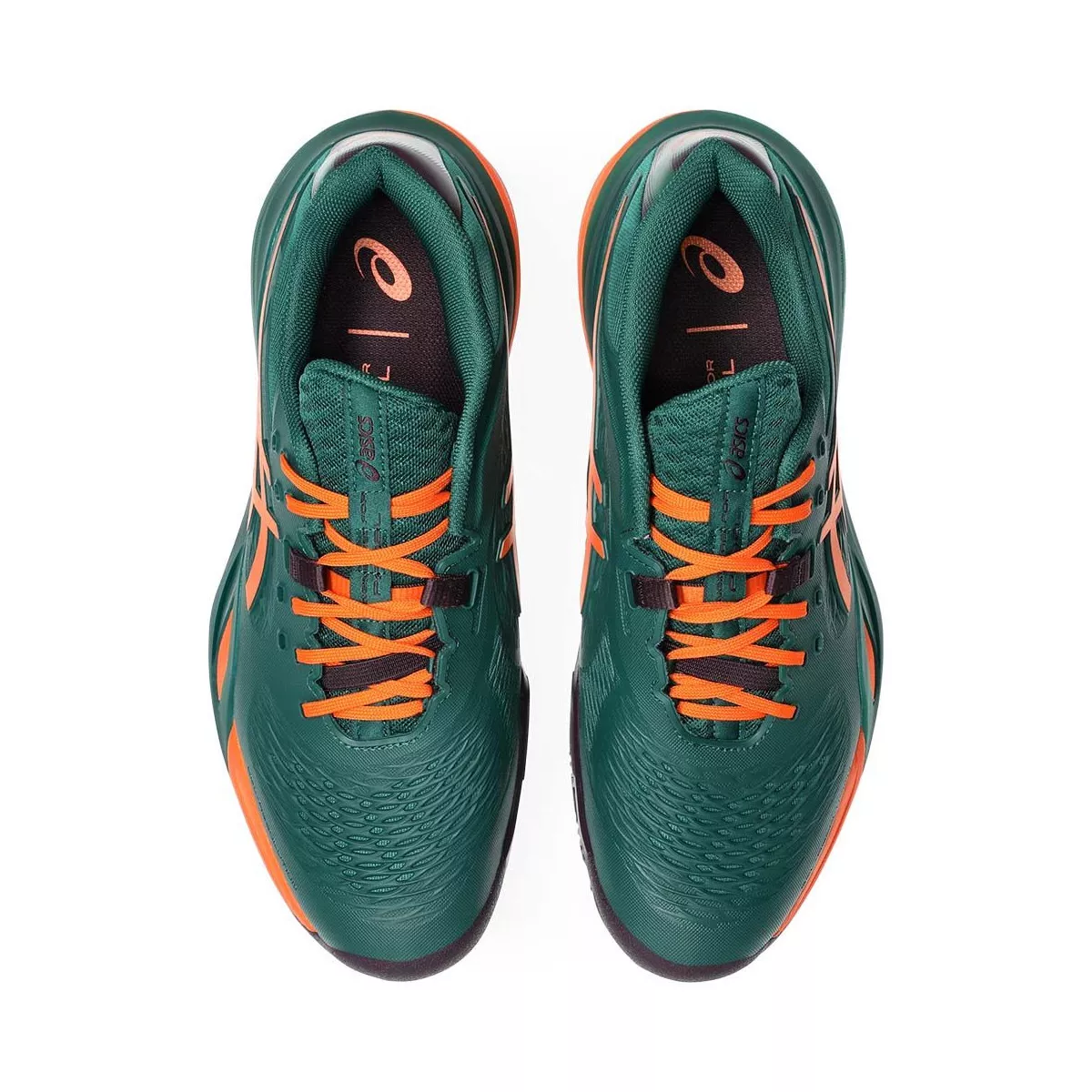 Scarpe Asics Gel Resolution X Padel Verde / Arancione