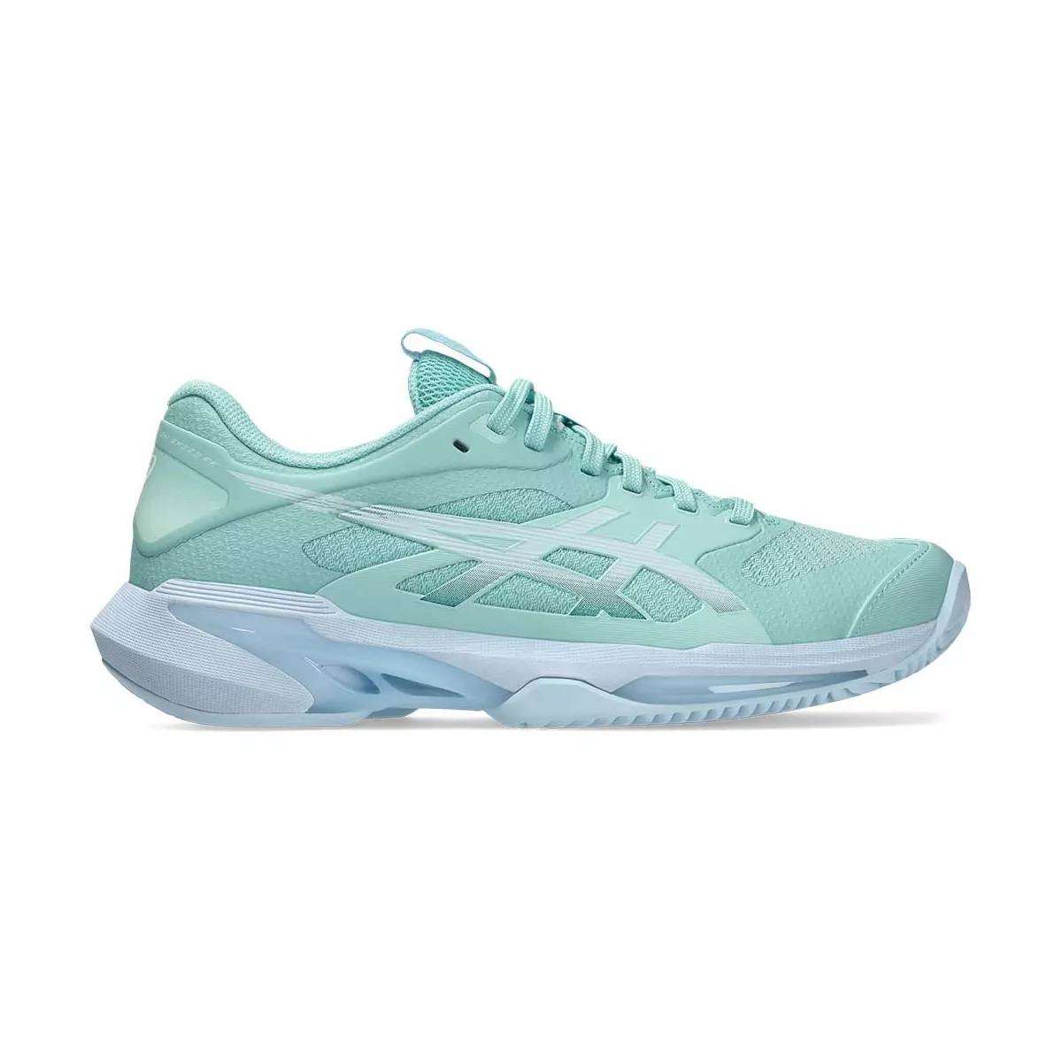 Scarpe Asics Gel Solution Speed FF 4 terra battuta Donna Verde pastello