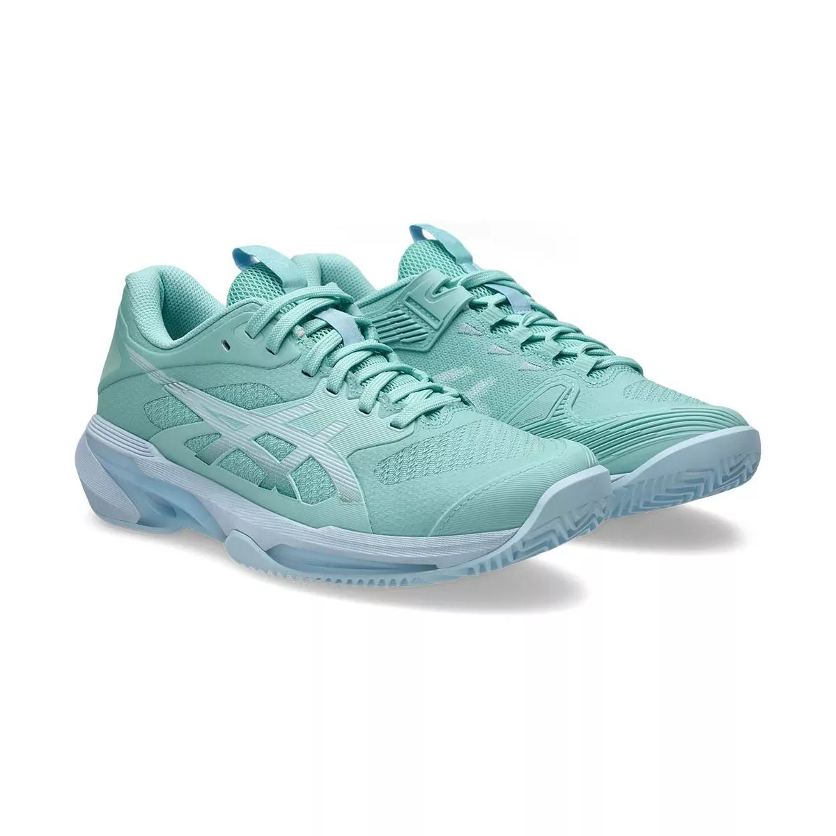 Scarpe Asics Gel Solution Speed FF 4 terra battuta Donna Verde pastello