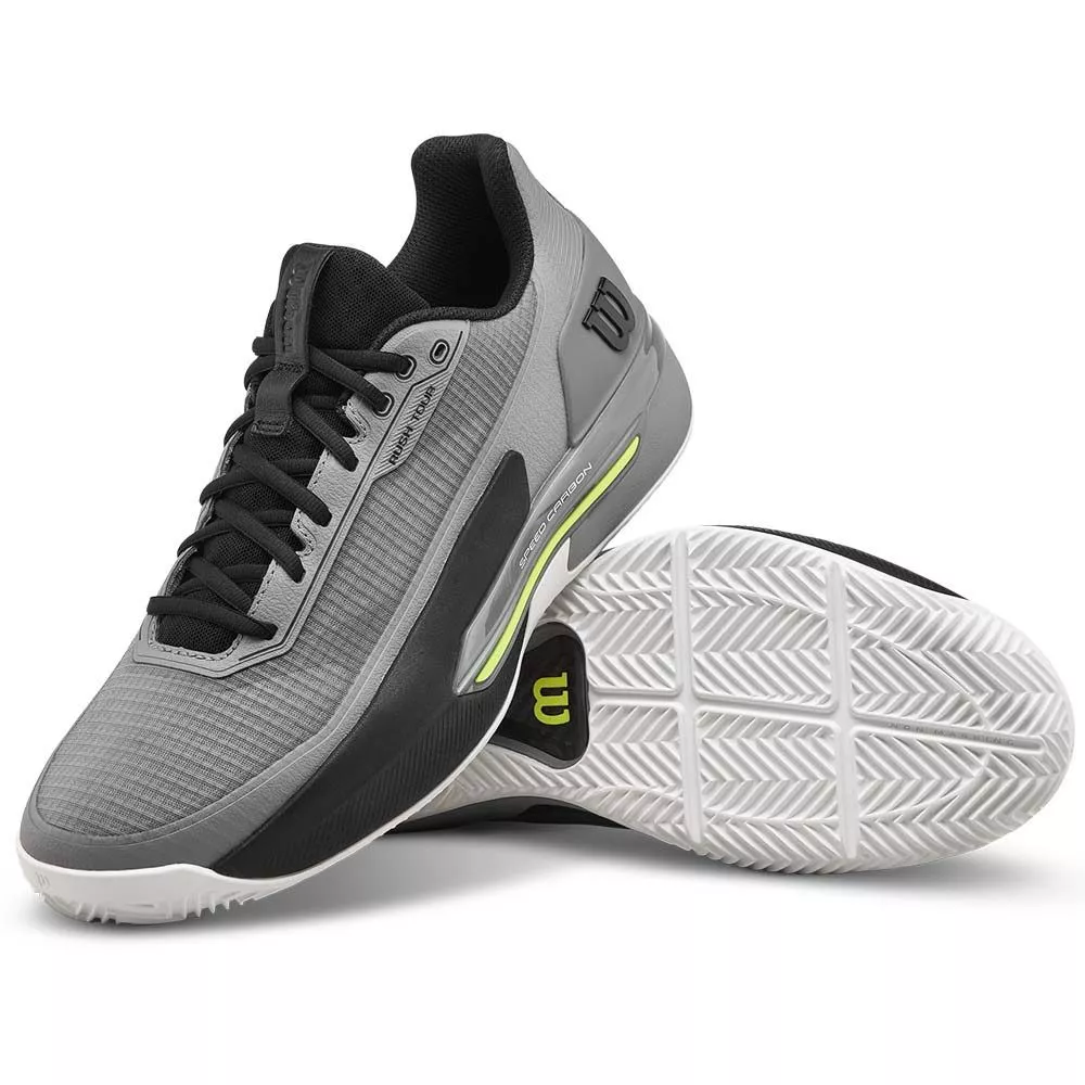 Scarpe Wilson Rush Tour 5 Terra Rossa Grigio / Nero