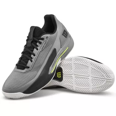 Scarpe Wilson Rush Tour 5 Terra Rossa Grigio / Nero