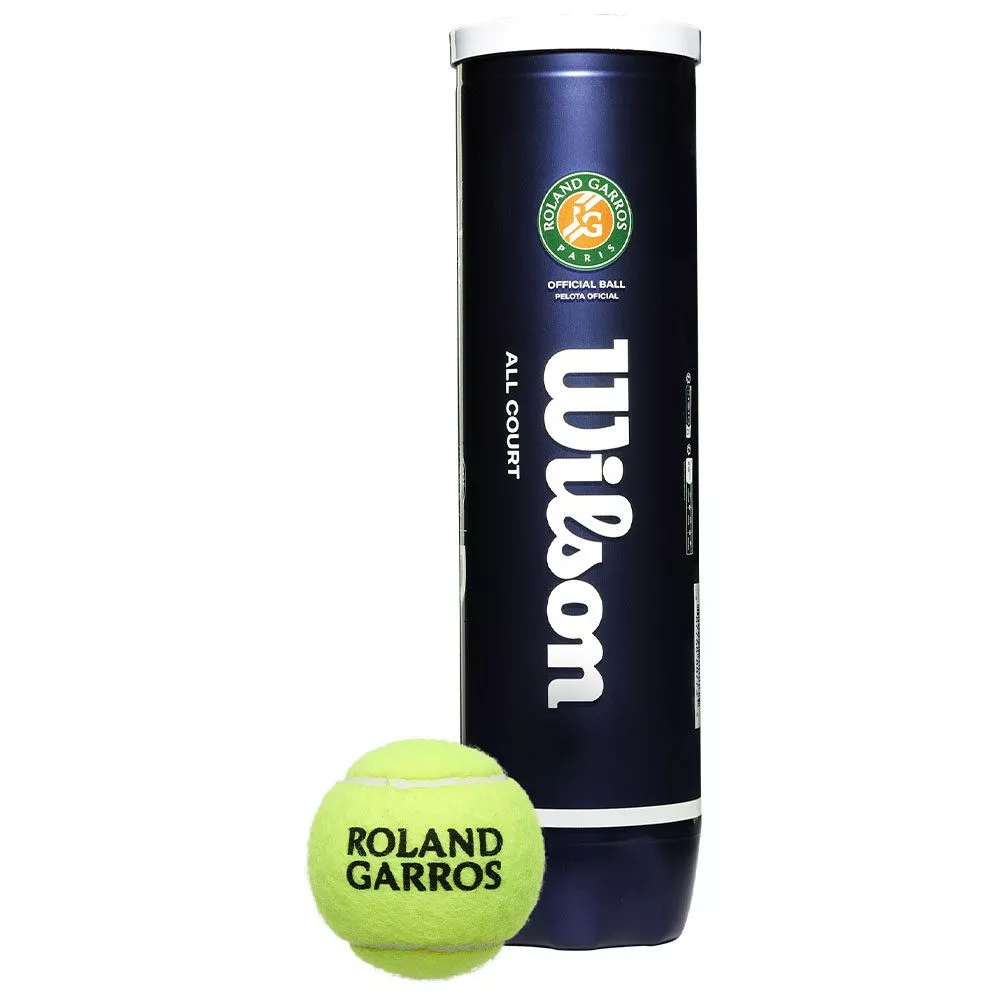 Tubo da 4 Palline Wilson Roland Garros All Court