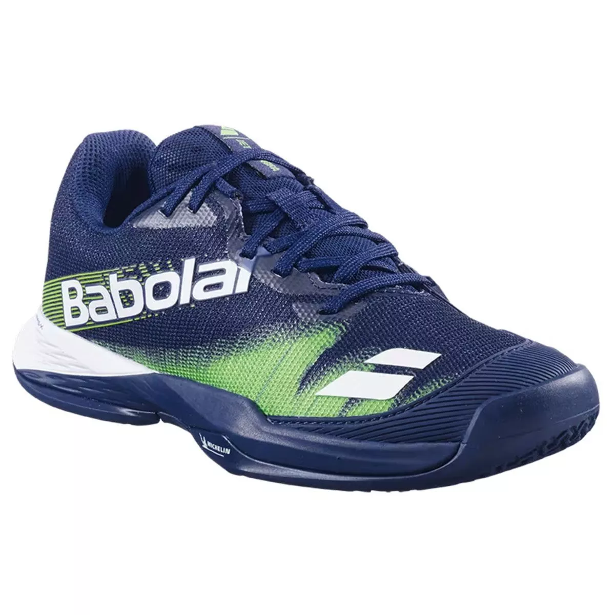 Scarpe Babolat Jet Premura 2 Junior Blu Scuro / Verde Flash