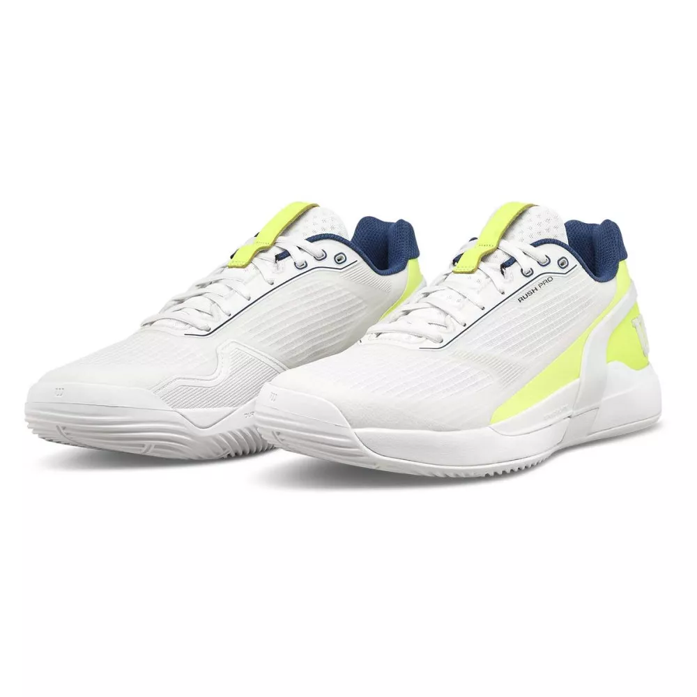 Scarpe Wilson Rush Pro 5 Padel Bianco / Giallo